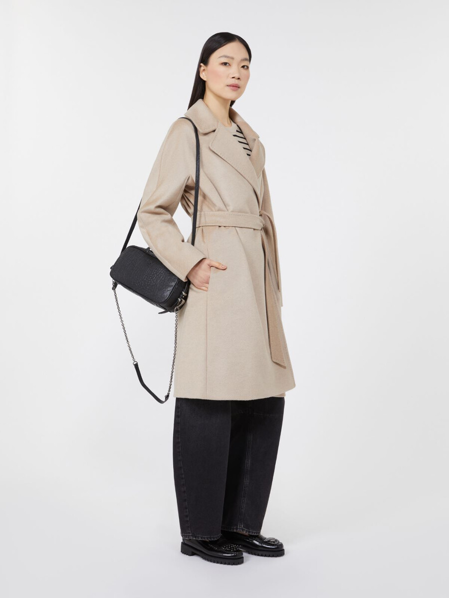 sac boston en cuir nappa - noir