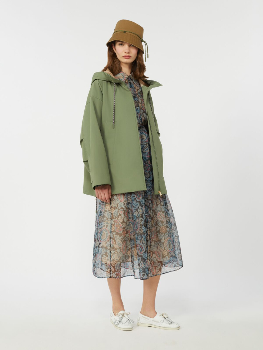 coupe-vent en tissu déperlant - vert olive