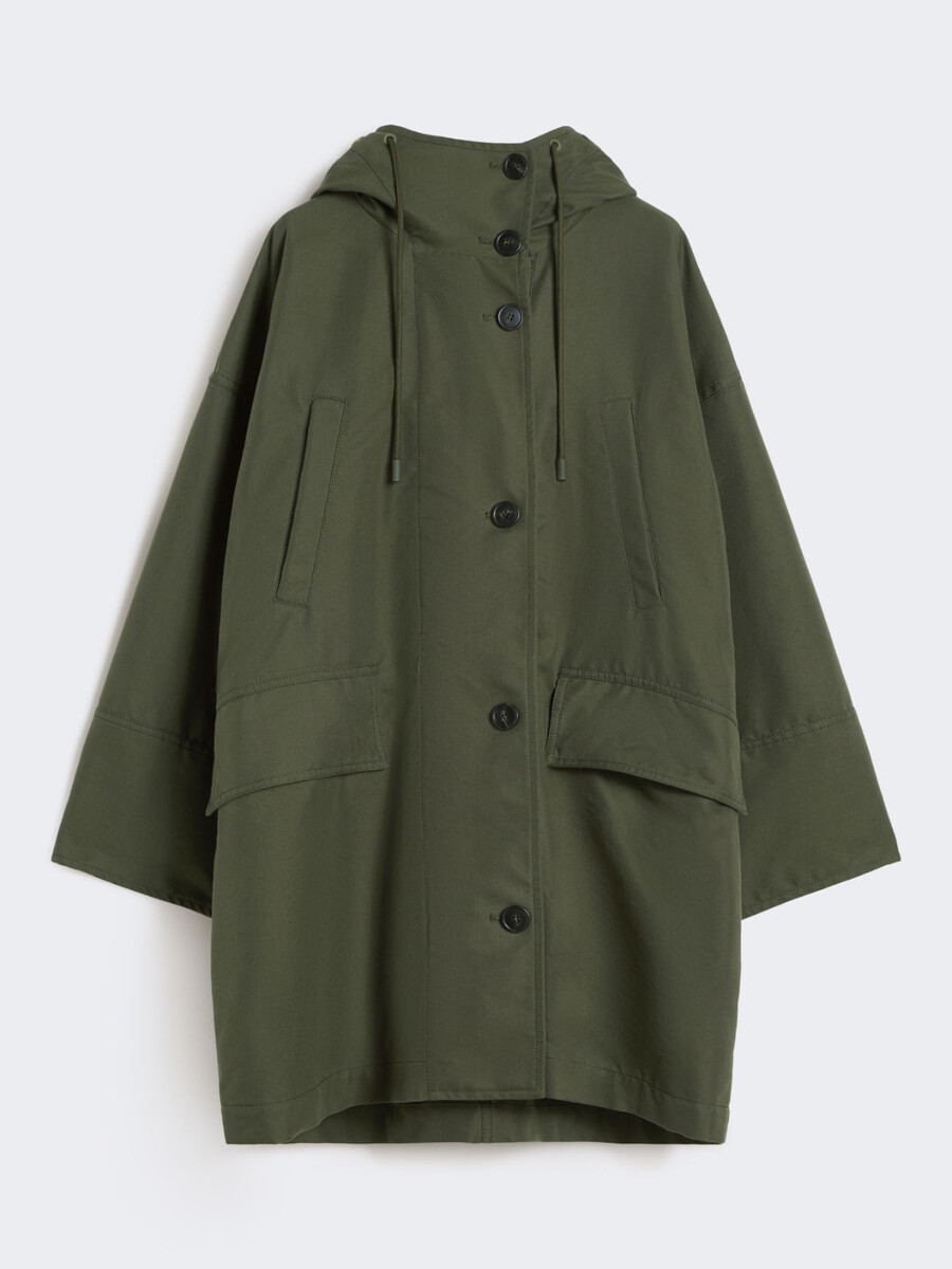 parka en toile déperlante - kaki