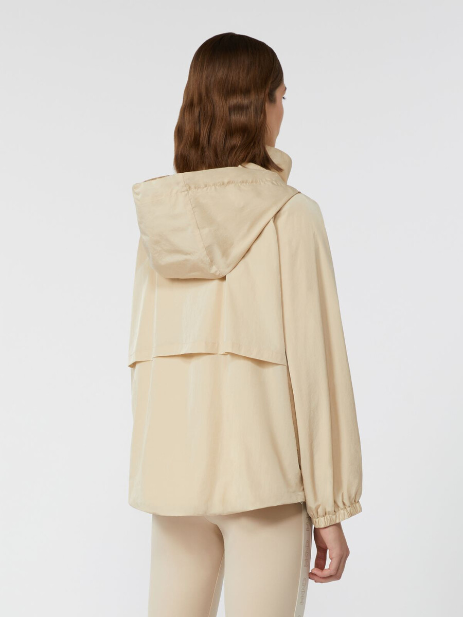 coupe-vent en taffetas technique - beige