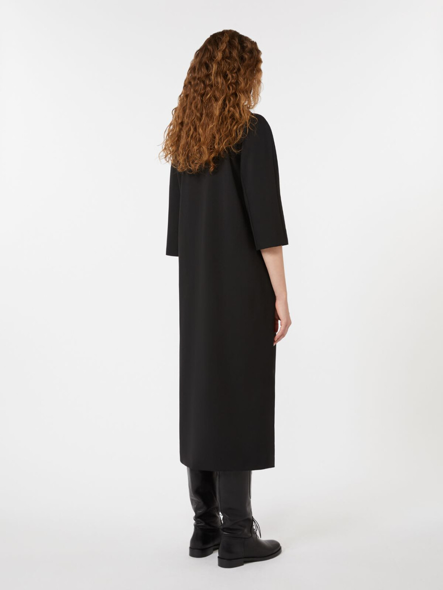 robe en laine - noire