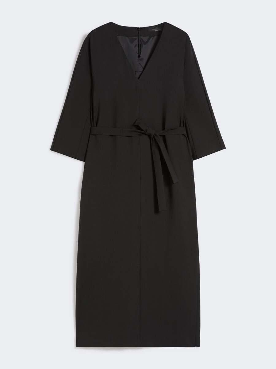 robe en laine - noire