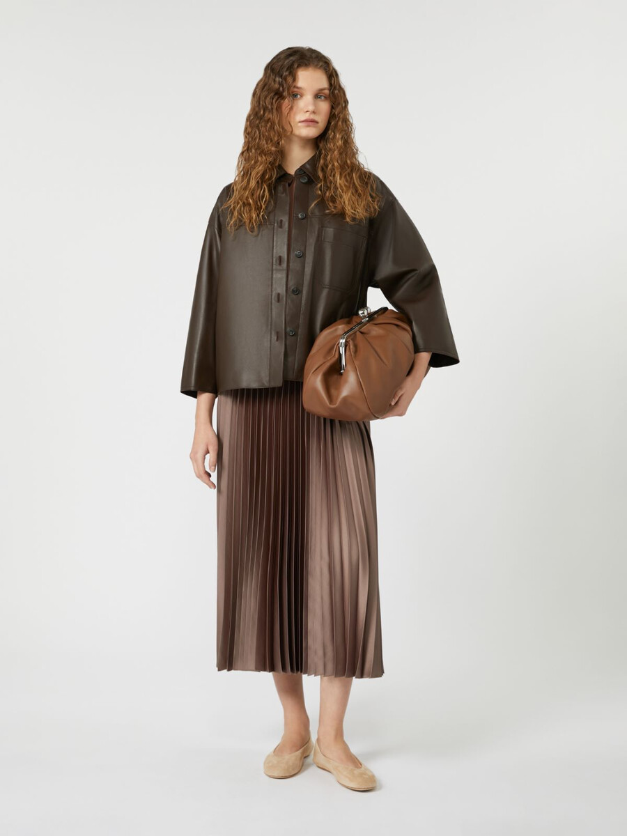 robe sans manches en jersey - marron