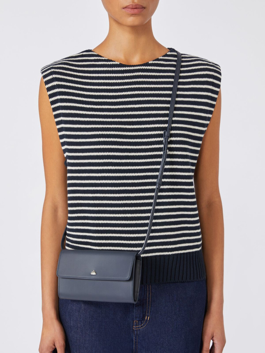 Étui pour téléphone en cuir - ultramarine