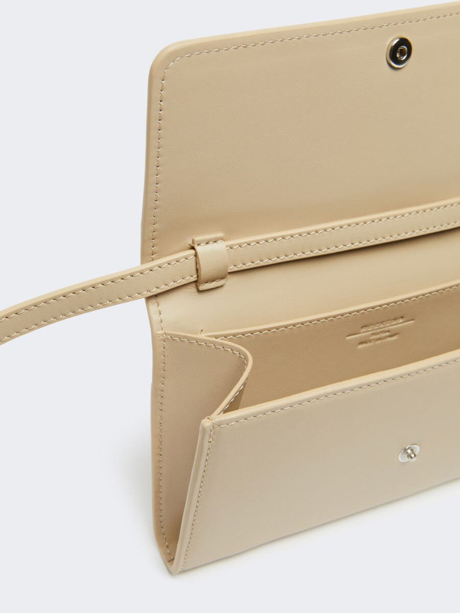 Étui pour téléphone en cuir - sable