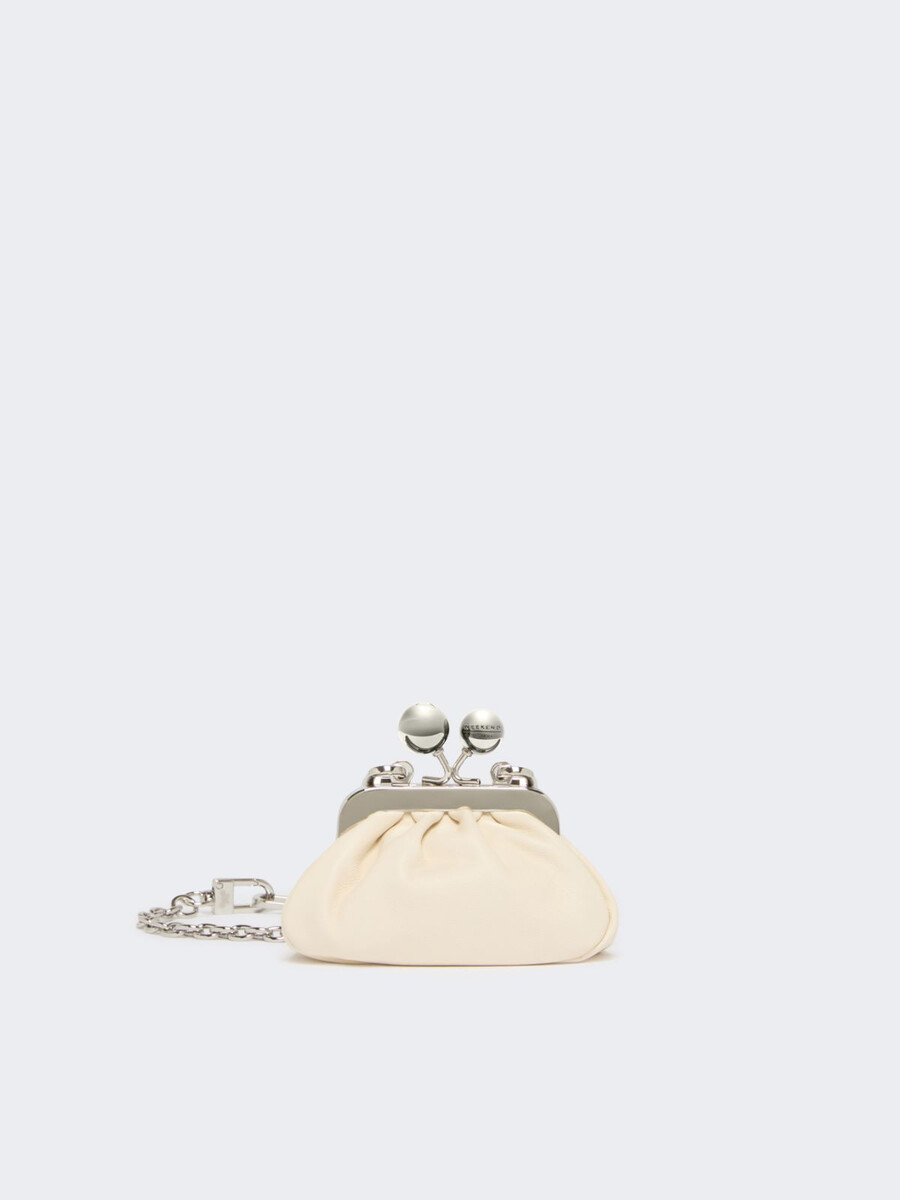 sac à pasticcino en peau de mouton - ivoire