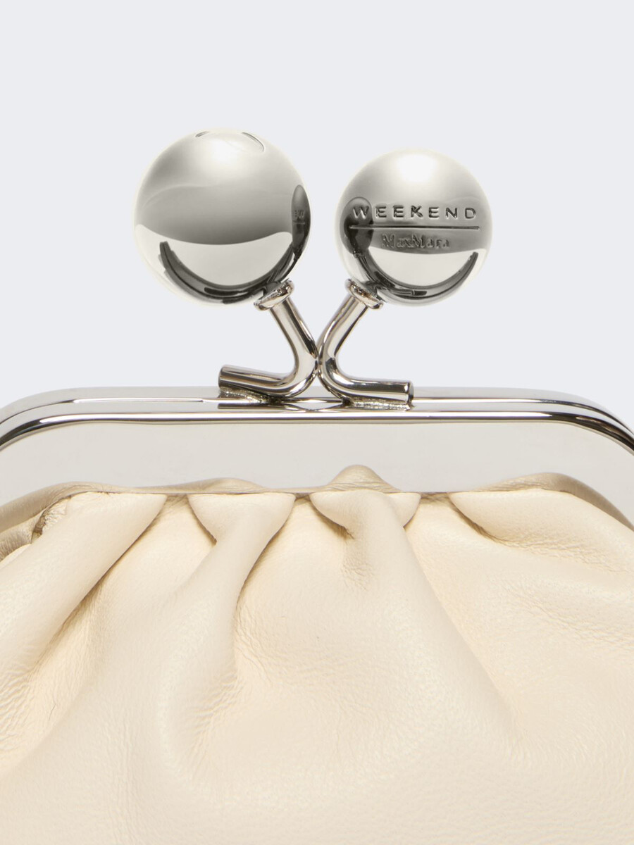 sac à pasticcino en peau de mouton - ivoire