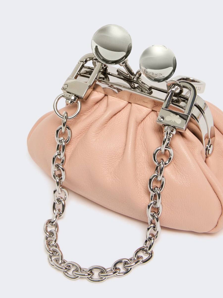 sac pasticcino en peau de mouton - antique rose