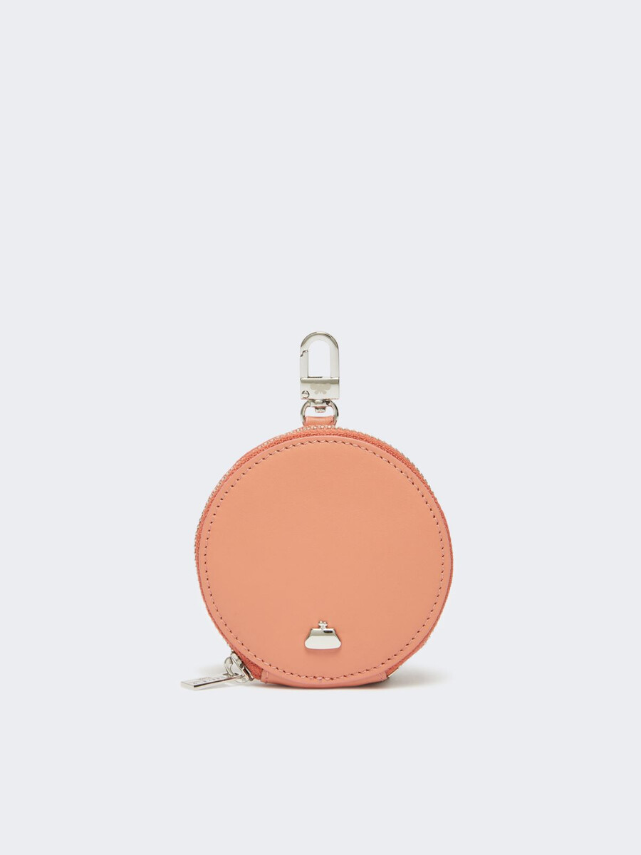 sac à main en cuir lisse - rose