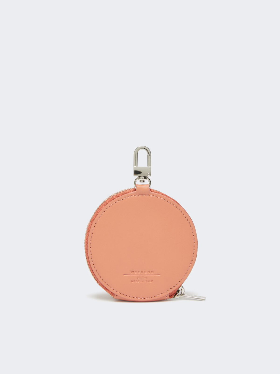 sac à main en cuir lisse - rose