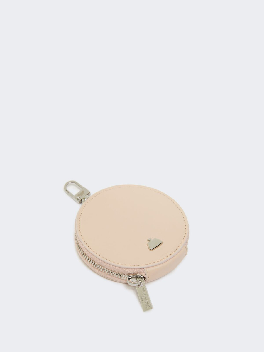 sac à main en cuir lisse - rose