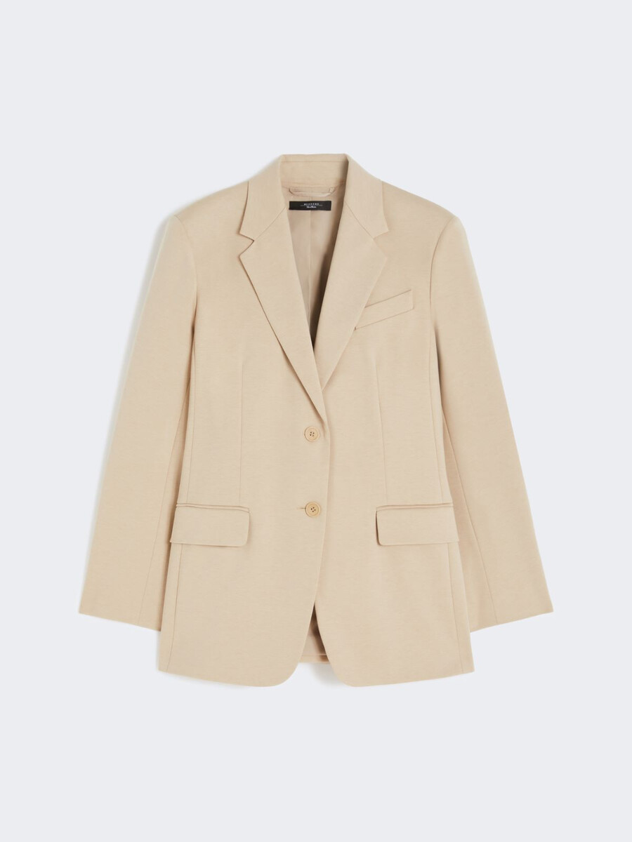 blazer en jersey milano - beige