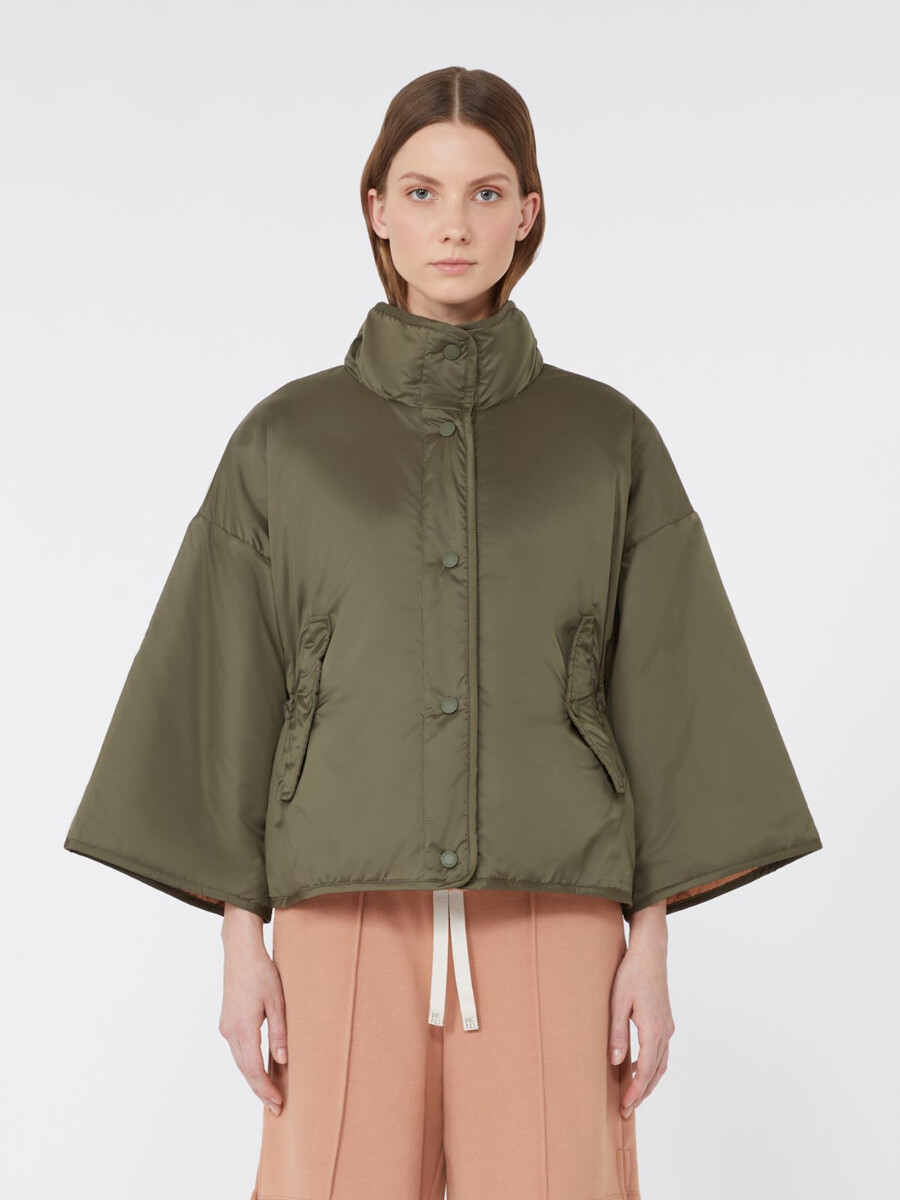 veste réversible en toile déperlante - kaki