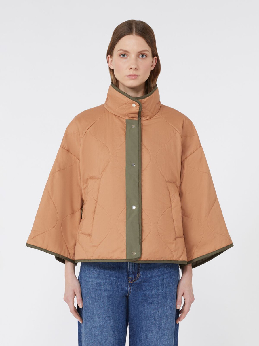 veste réversible en toile déperlante - kaki