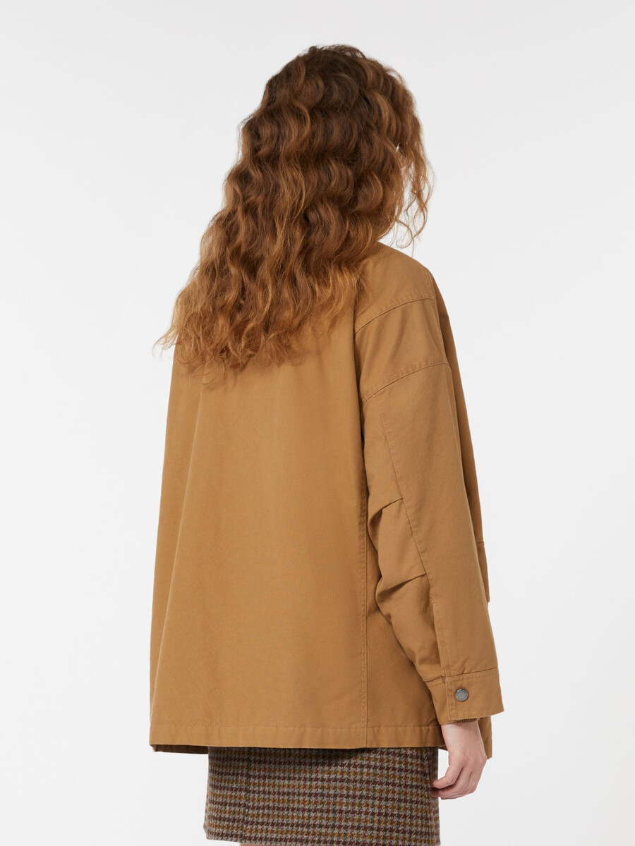 veste en toile de coton - camel
