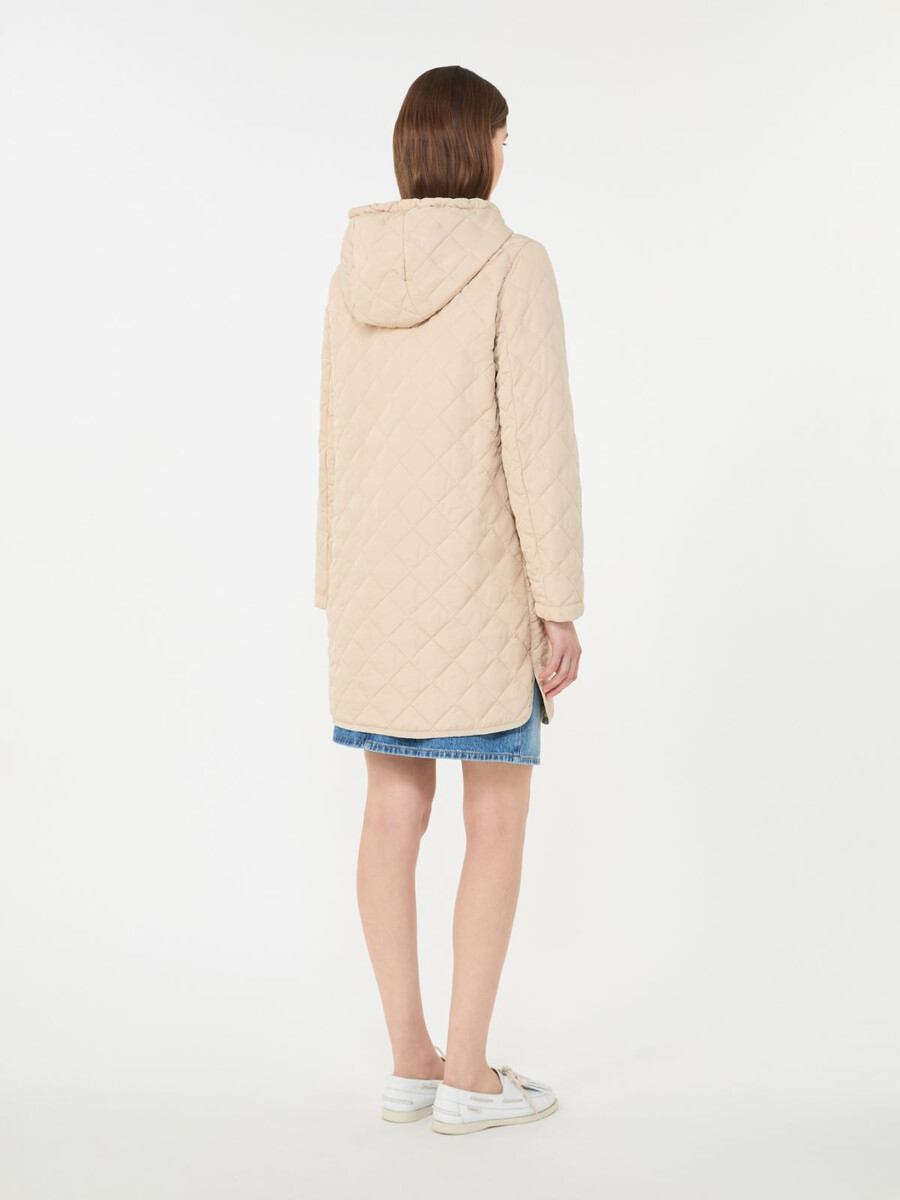 parka matelassée en tissu déperlant - sable