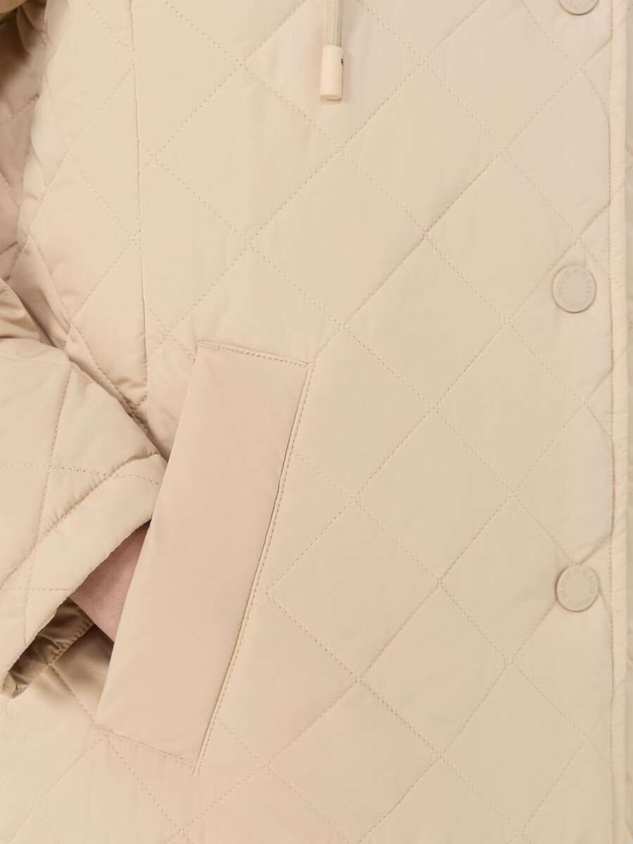 parka matelassée en tissu déperlant - sable