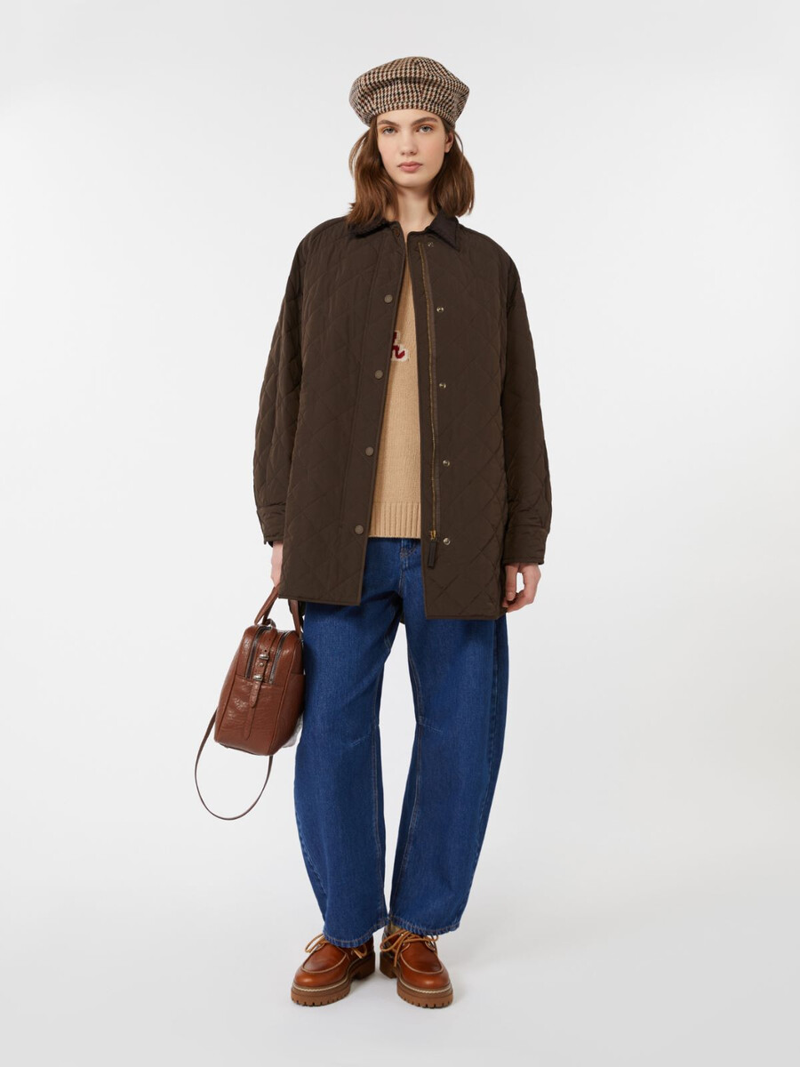 veste en taffetas déperlant - chocolat