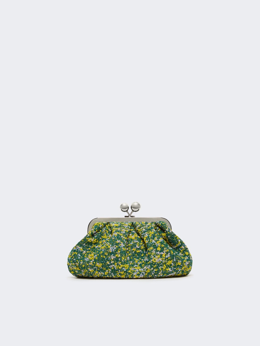 petit sac pasticcino en laine bouclée - vert