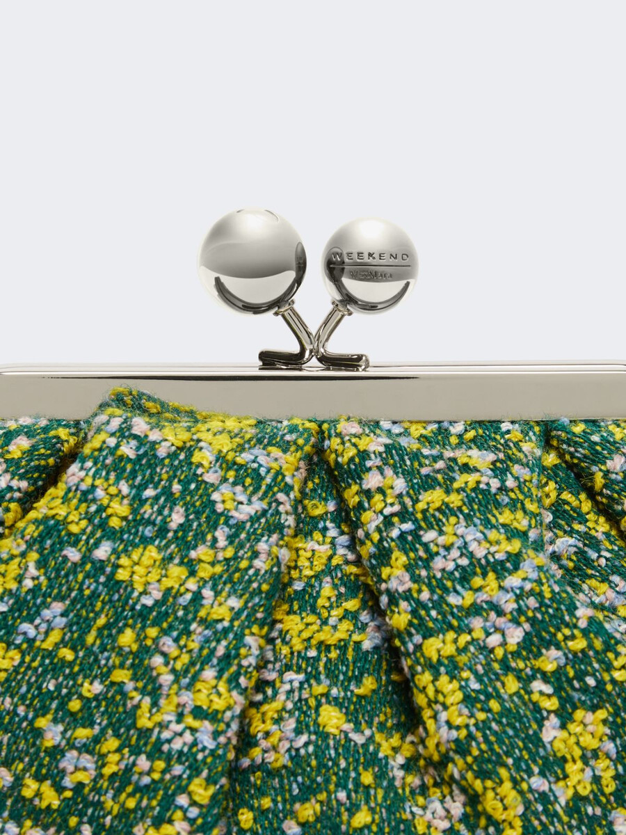 petit sac pasticcino en laine bouclée - vert