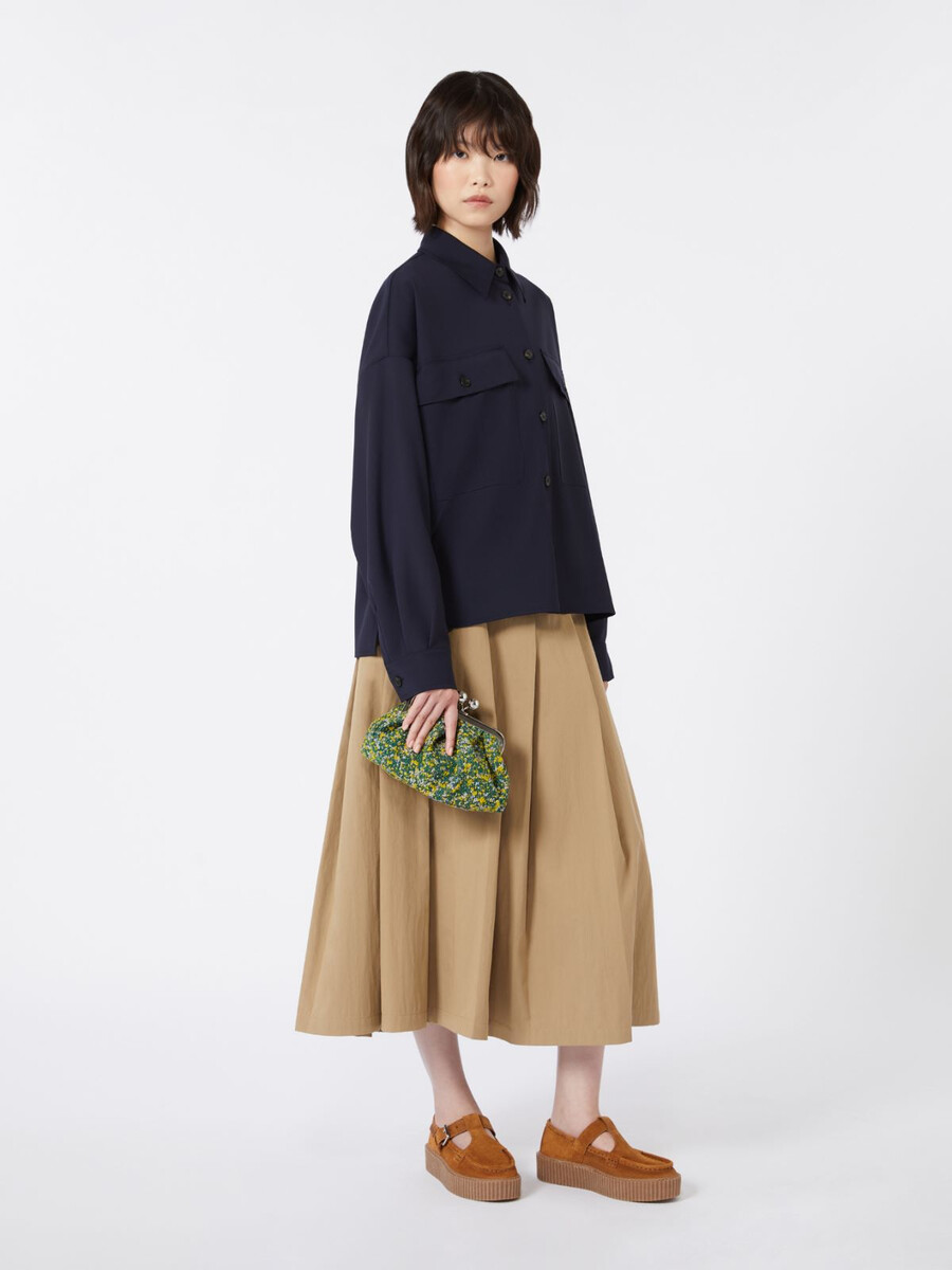 petit sac pasticcino en laine bouclée - vert