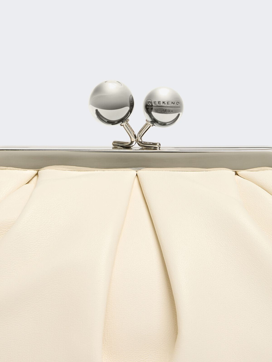 petit sac à pasticcino en peau de mouton - ivoire