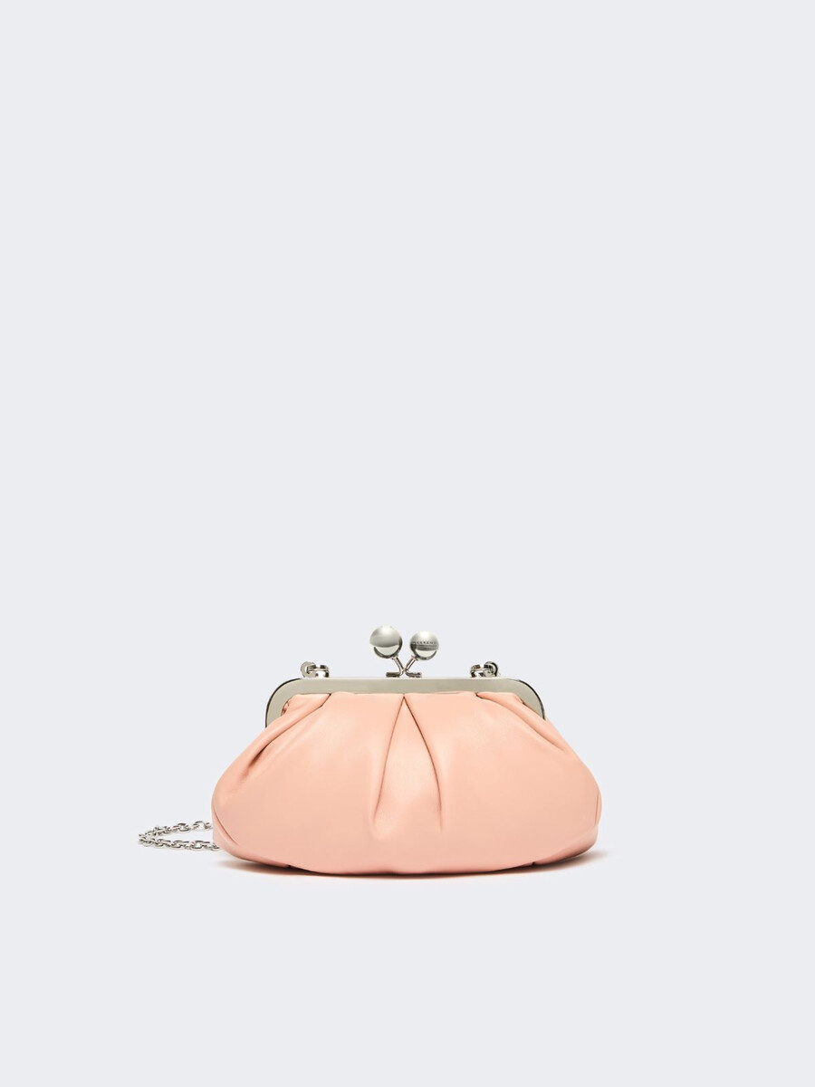 petit sac à pasticcino en peau de mouton - rose antique