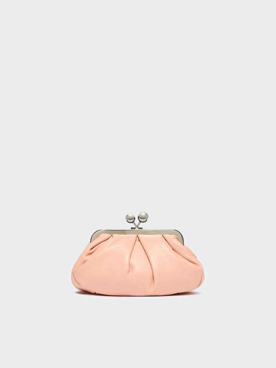 petit sac à pasticcino en peau de mouton - rose antique