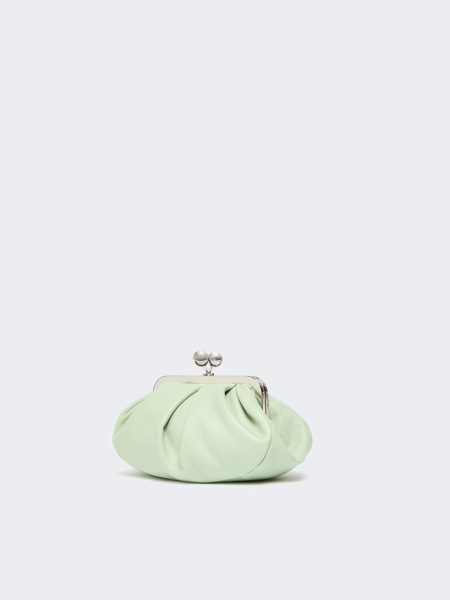 petit sac à pasticcino en peau de mouton - vert pastel