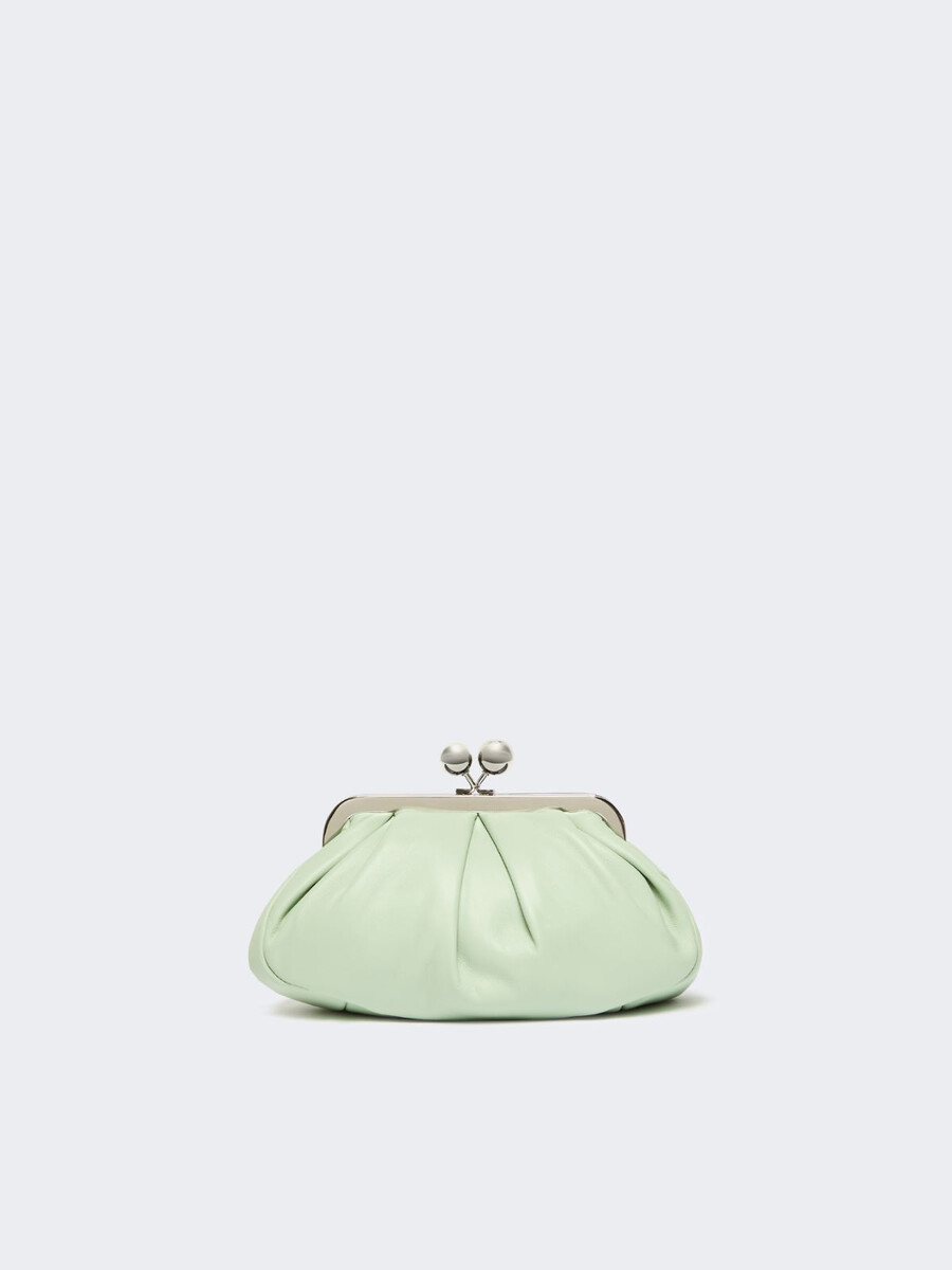 petit sac à pasticcino en peau de mouton - vert pastel