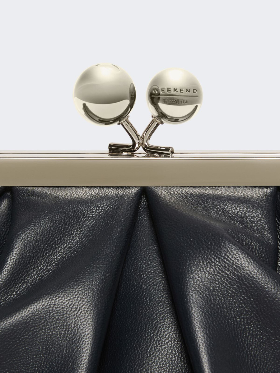 petit sac à pasticcino en peau de mouton - ultramarine