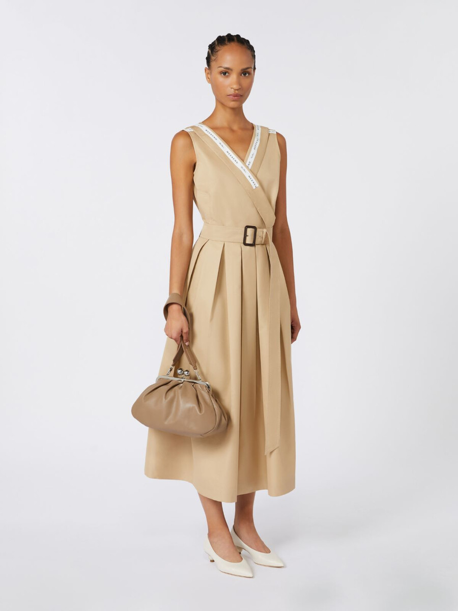 sac à pasticcino moyen en peau de mouton - turtledove