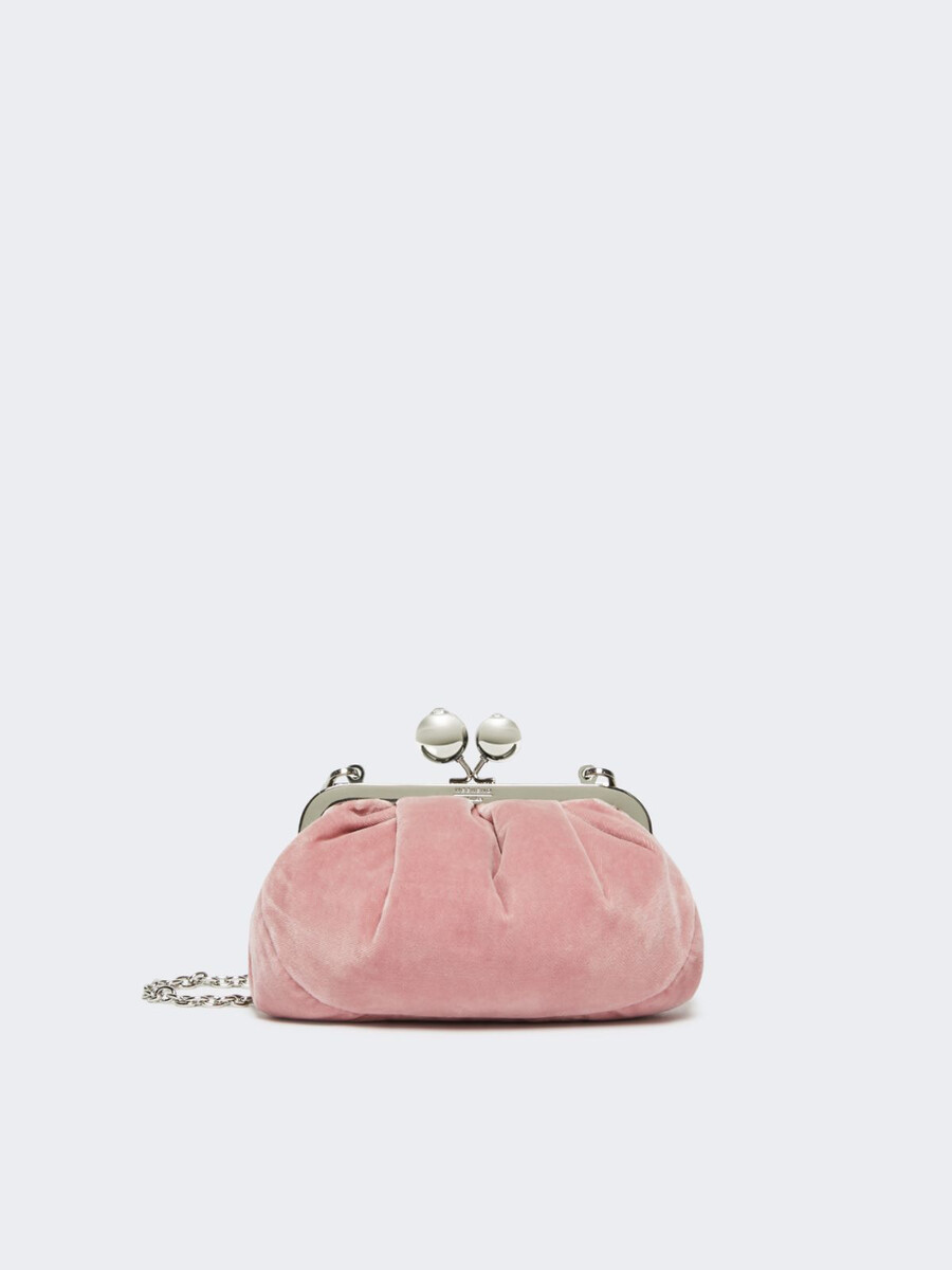 petit sac pasticcino en velours de coton - rose