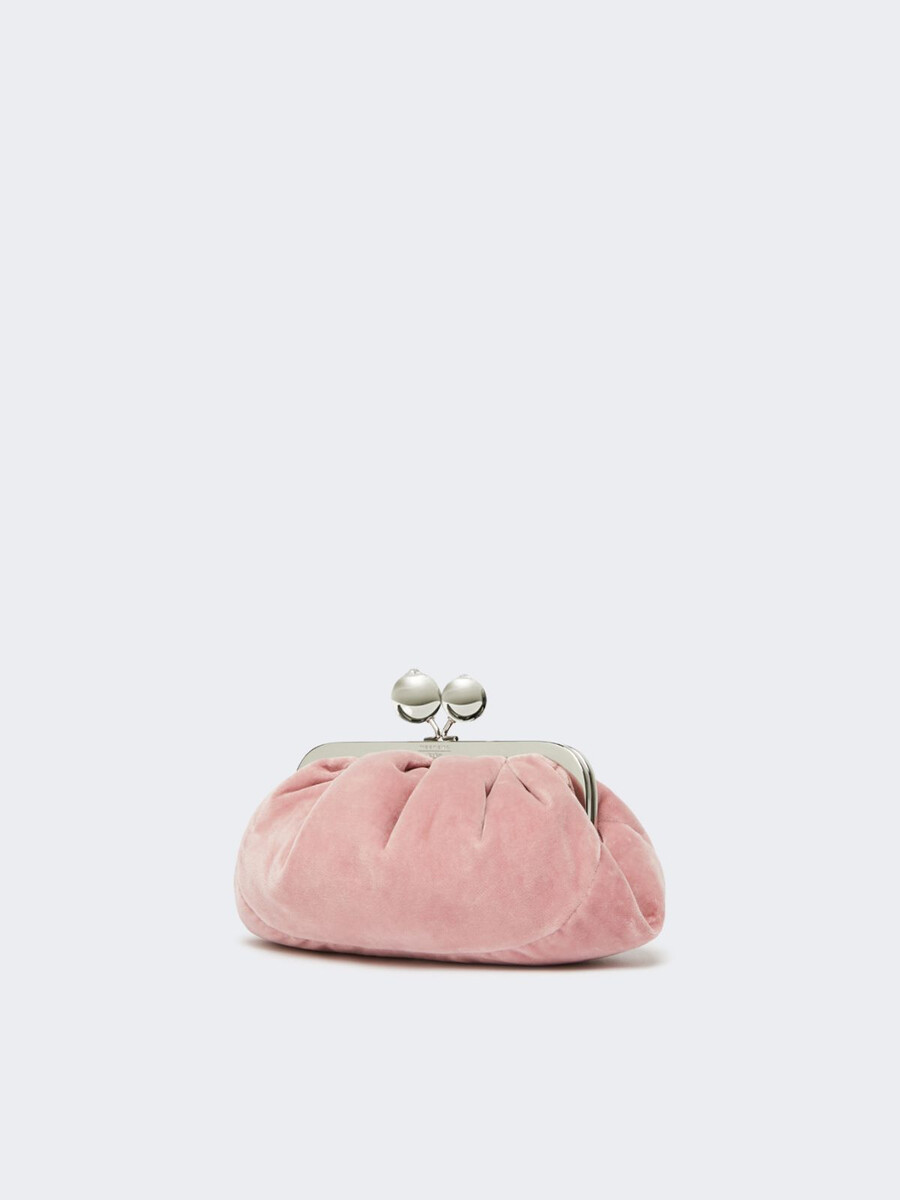 petit sac pasticcino en velours de coton - rose