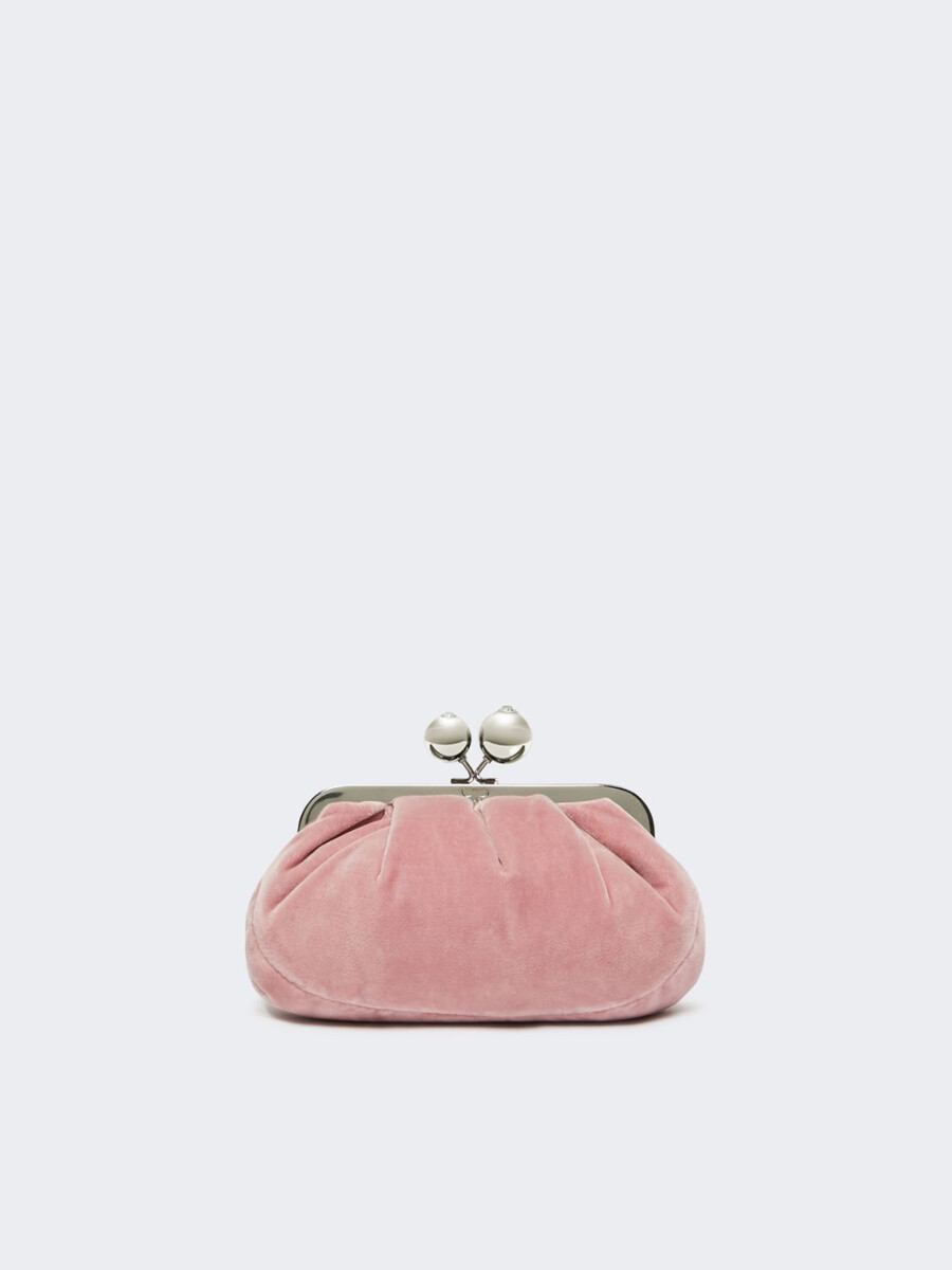 petit sac pasticcino en velours de coton - rose