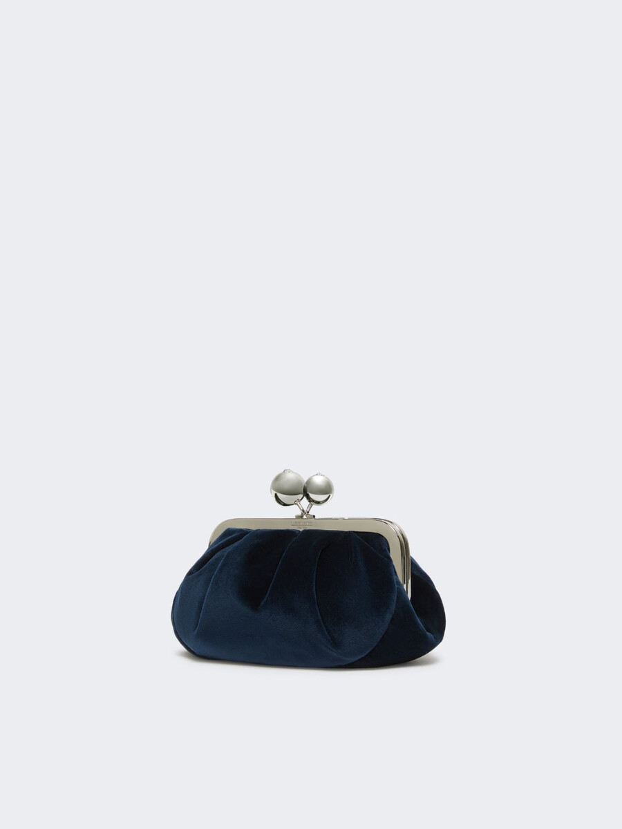 petit sac pasticcino en velours de coton - ultramarine