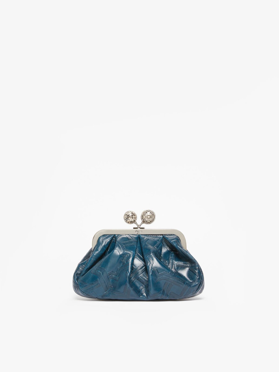 petit sac pasticcino en cuir lisse - ultramarine