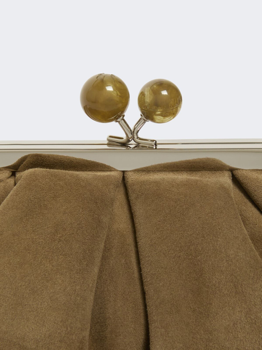 petit sac pasticcino en suède - kaki