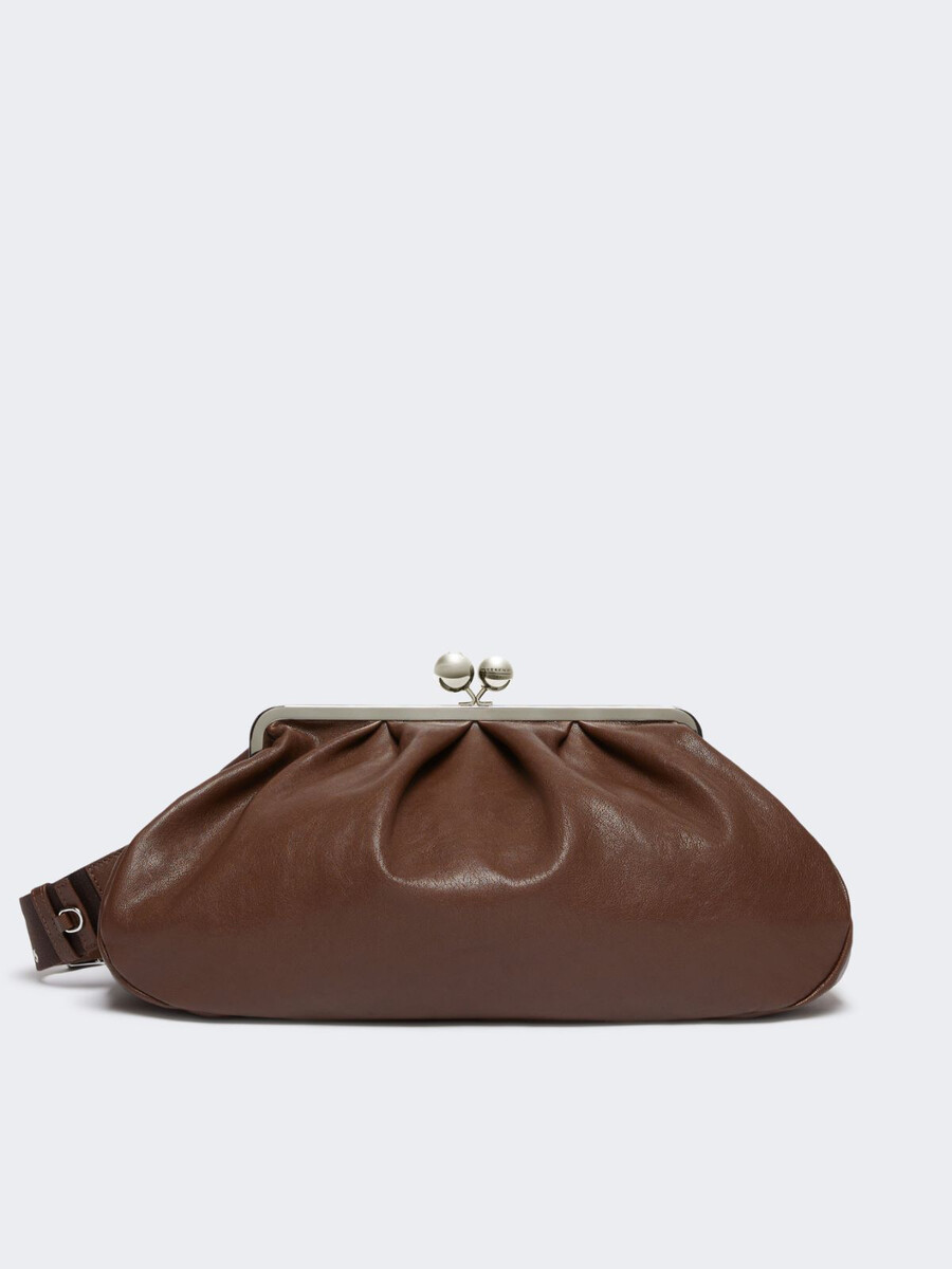 grand sac pasticcino en cuir - dark bown