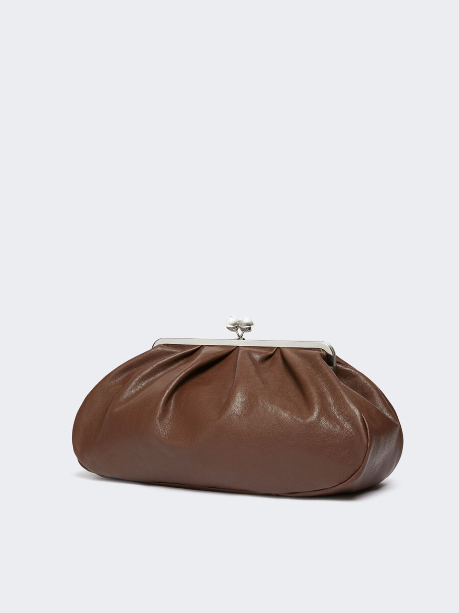 grand sac pasticcino en cuir - dark bown