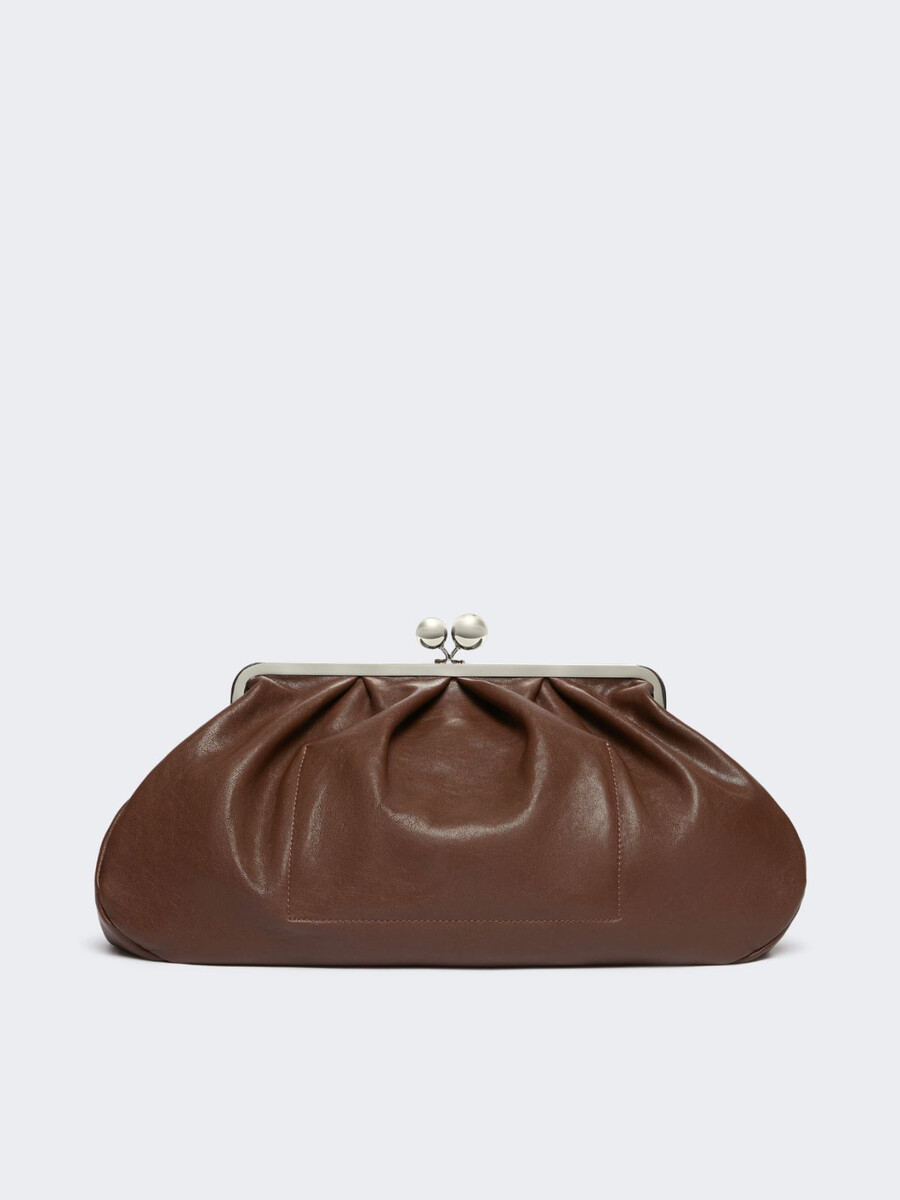 grand sac pasticcino en cuir - dark bown