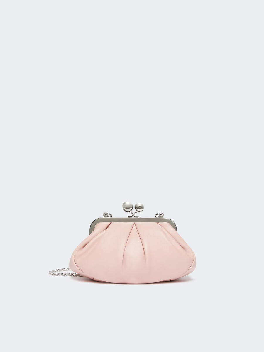 petit sac à pasticino en peau de mouton - rose