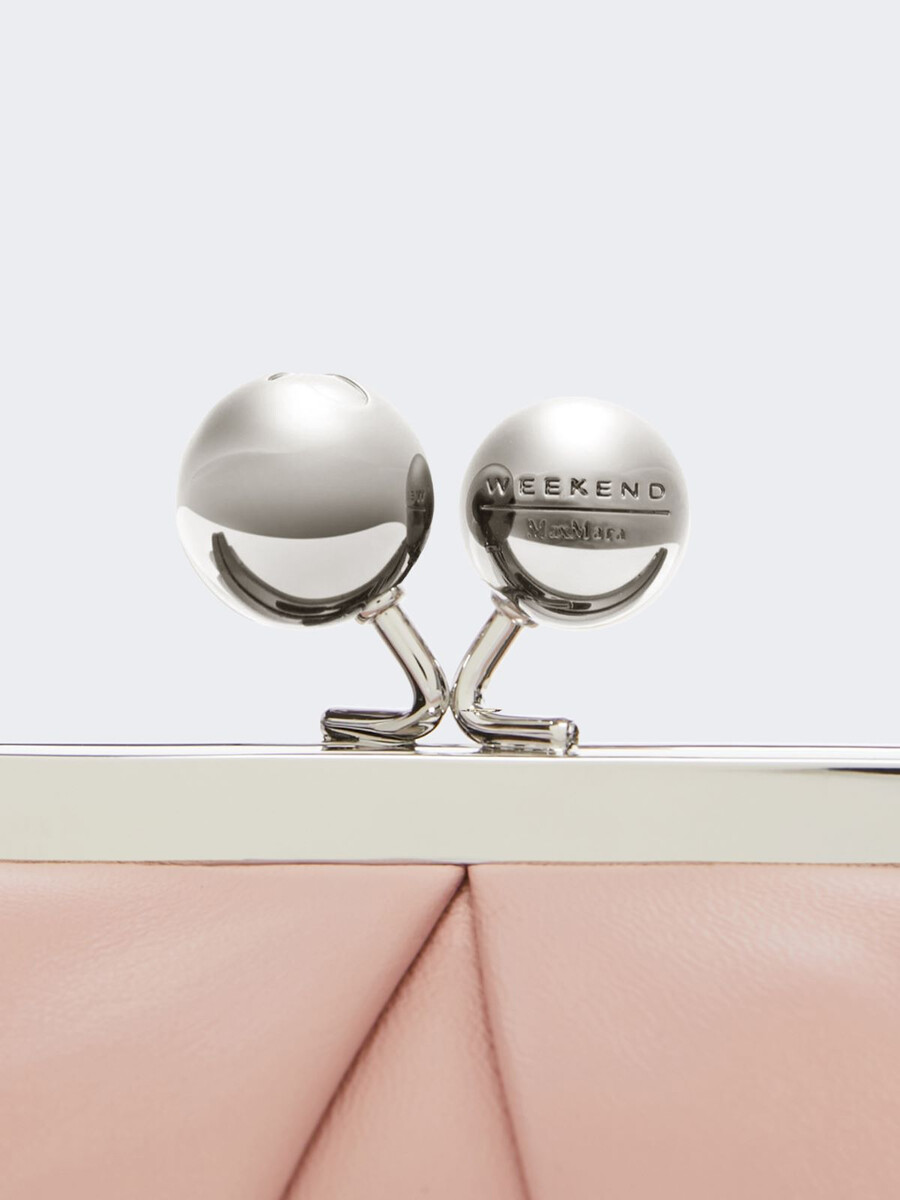 petit sac à pasticino en peau de mouton - rose