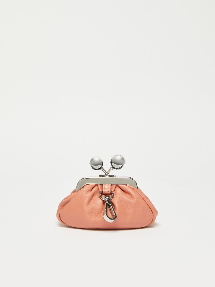 sac nano pasticcino en peau de mouton nappa - rose