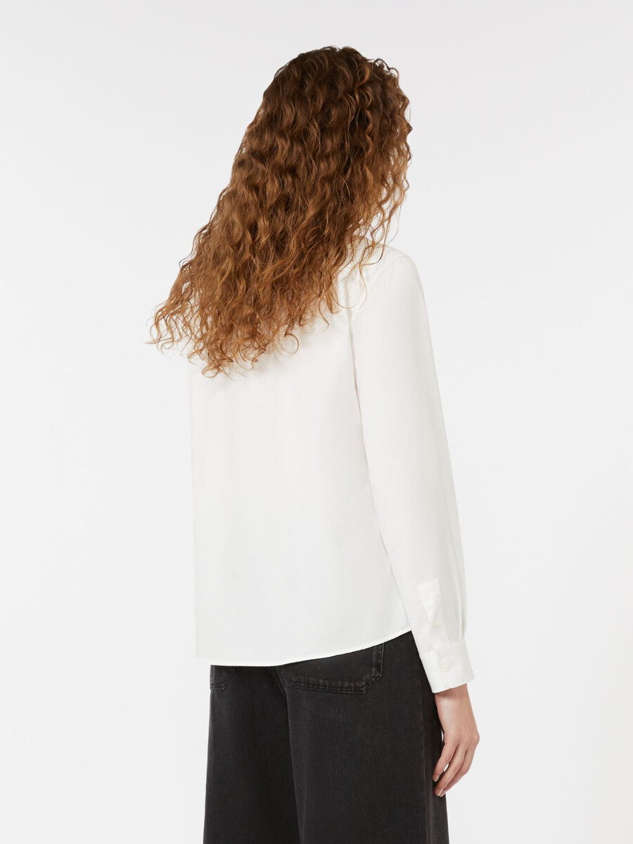 chemise oxford en coton - blanche