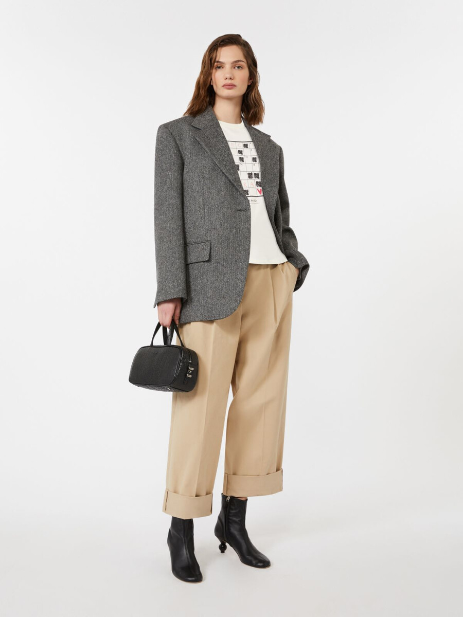 t-shirt en jersey de coton biologique - ecru