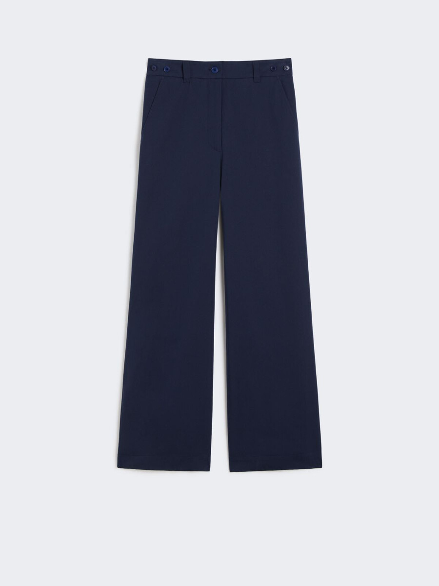 pantalon en gabardine de coton - marine