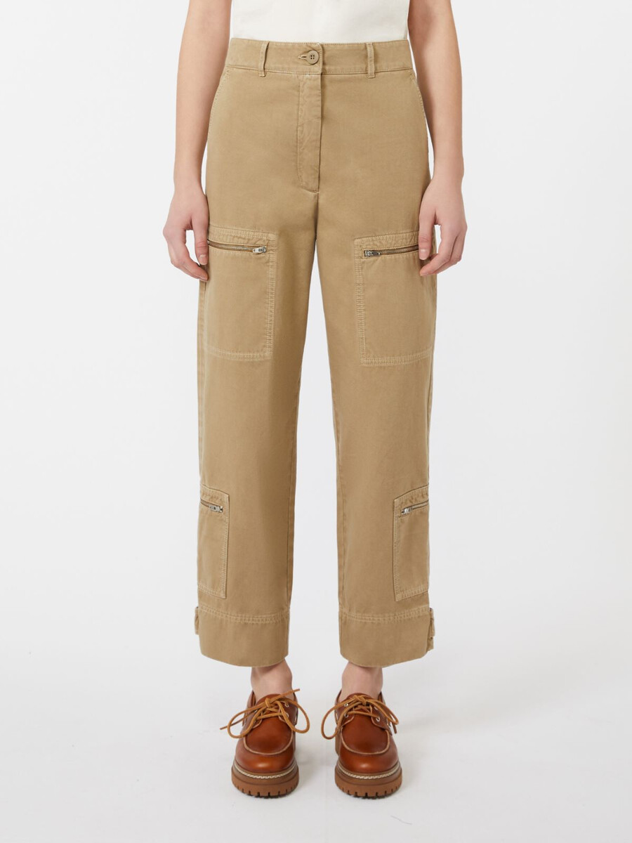 pantalon en satin de coton - dÉsert