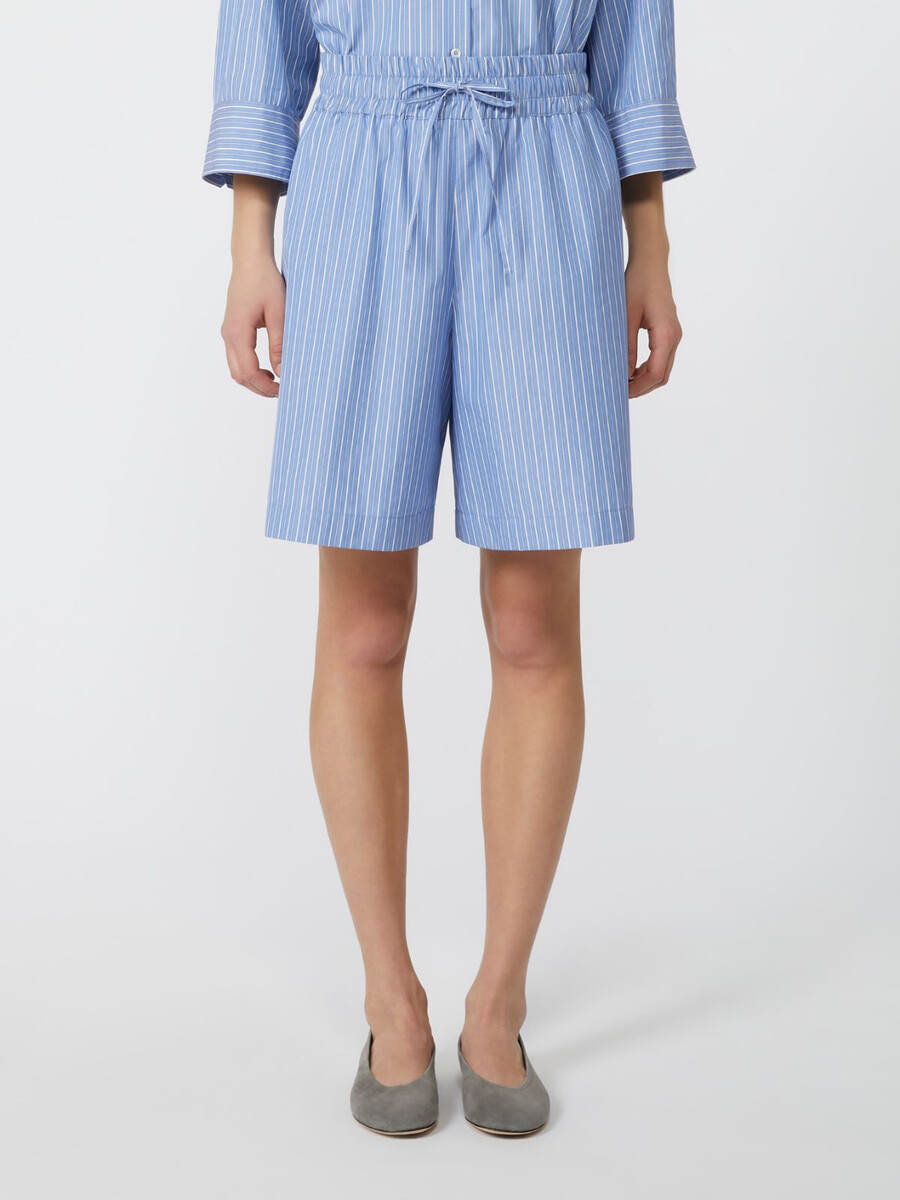 bermuda rayé en popeline - avio