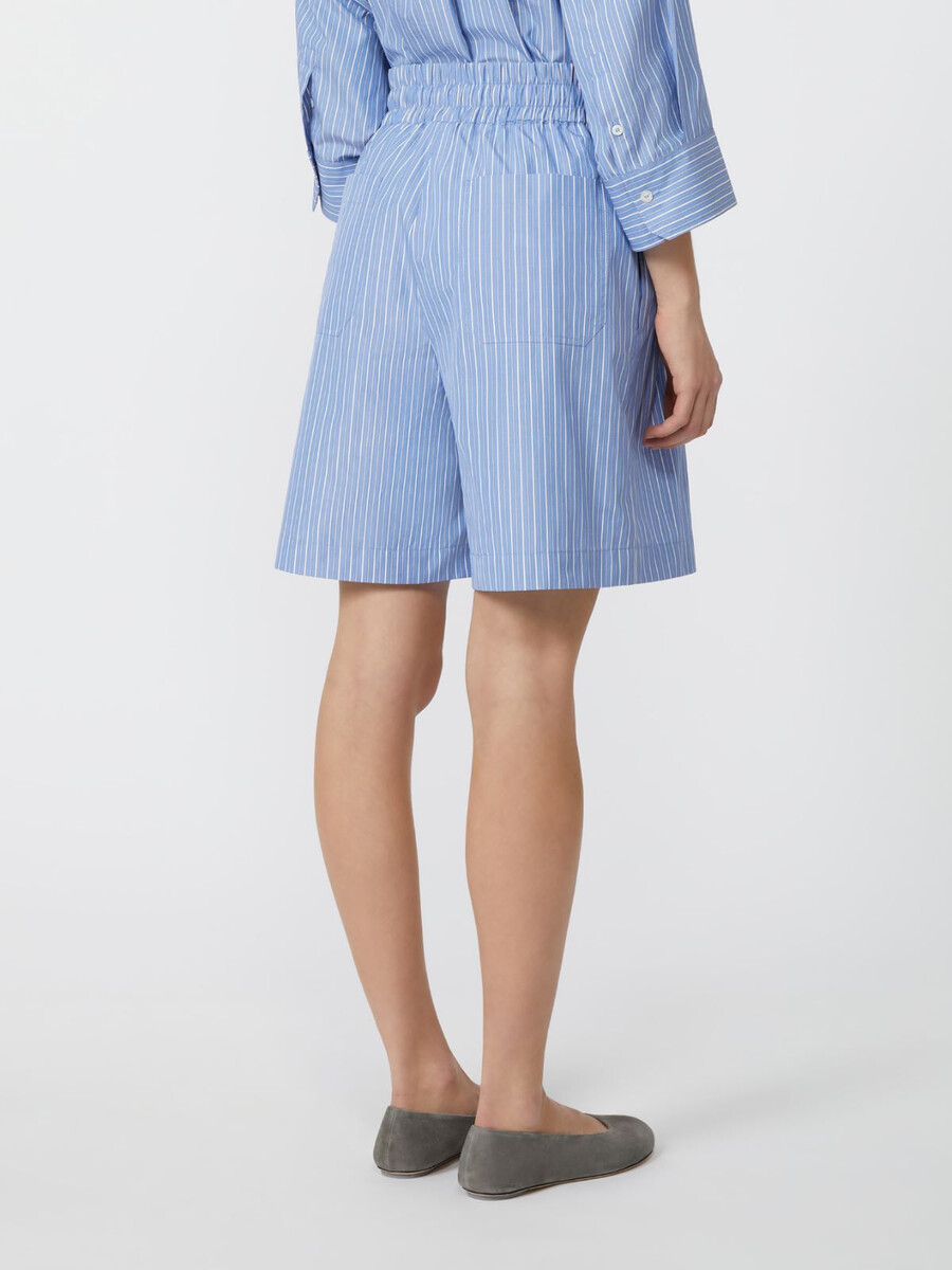 bermuda rayé en popeline - avio